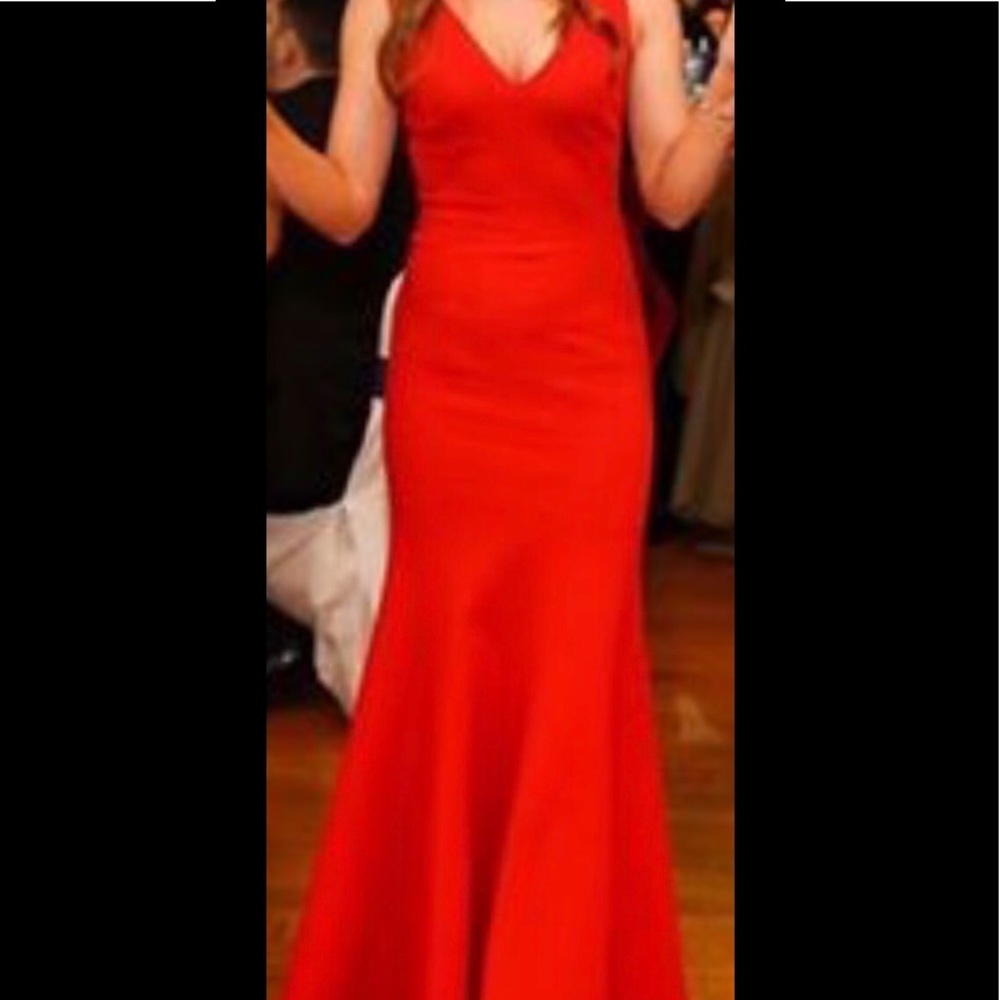 Ralph Lauren Collection Red Evening Gown